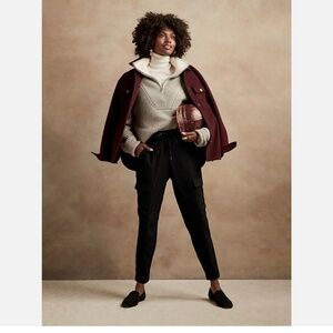 BR sport twill cargo jogger, size small petite